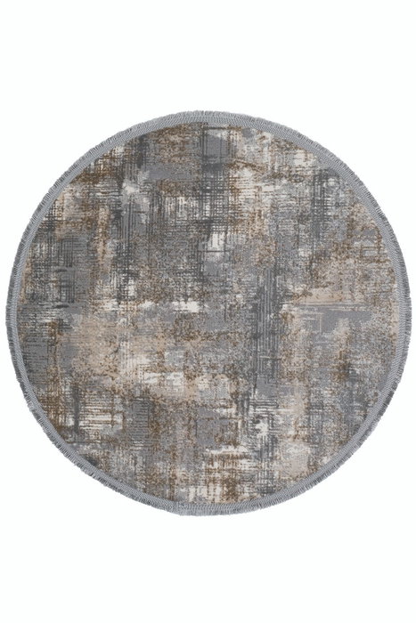 Conceptum Notta 1107 Alfombra de 100 cm Gris y Beige